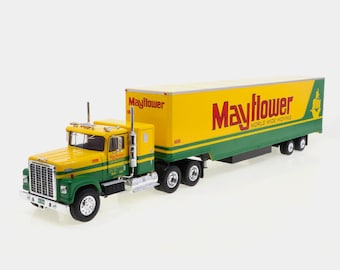 International Transtar 4370, camion américain, Altaya moulé sous pression 1:43, neuf avec boîte non ouverte