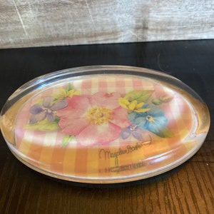 Vintage Blumen Briefbeschwerer.