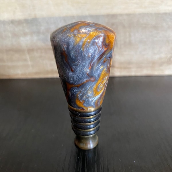 Brass Bottle Stopper Etsy