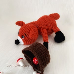FOX CROCHET PATTERN, Handmade amigurumi  fox pdf tutorial, Easy pattern, Amigurumi fox soft toy