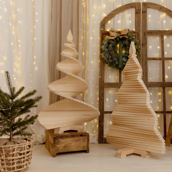Pet-Jos Décoration de sapin de Noël en forme d'étoile dorée en bois