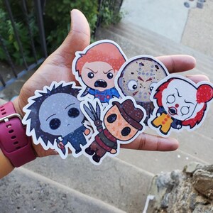 Horror Movie Sticker Set