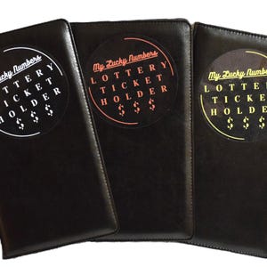 My Lucky Numbers Lottery Ticket Holder