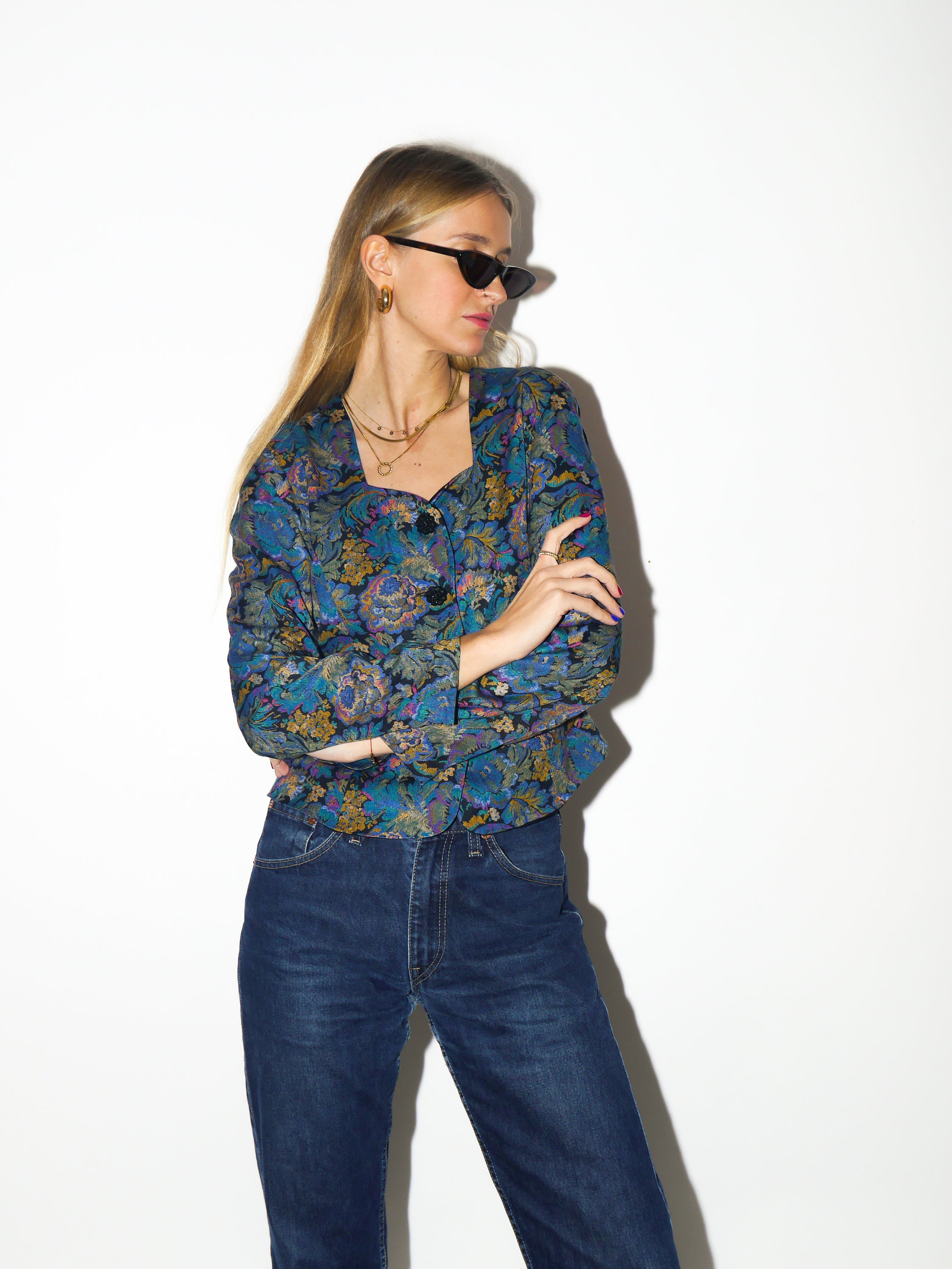 Rosetta Jacquard Bow Blouse – Sister Jane