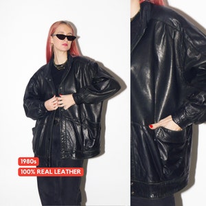 Veste cuir vintage Etsy Canada