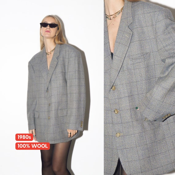 VINTAGE 100% Wool Blazer 1980s by Yorn®| Premium Wool Blazer