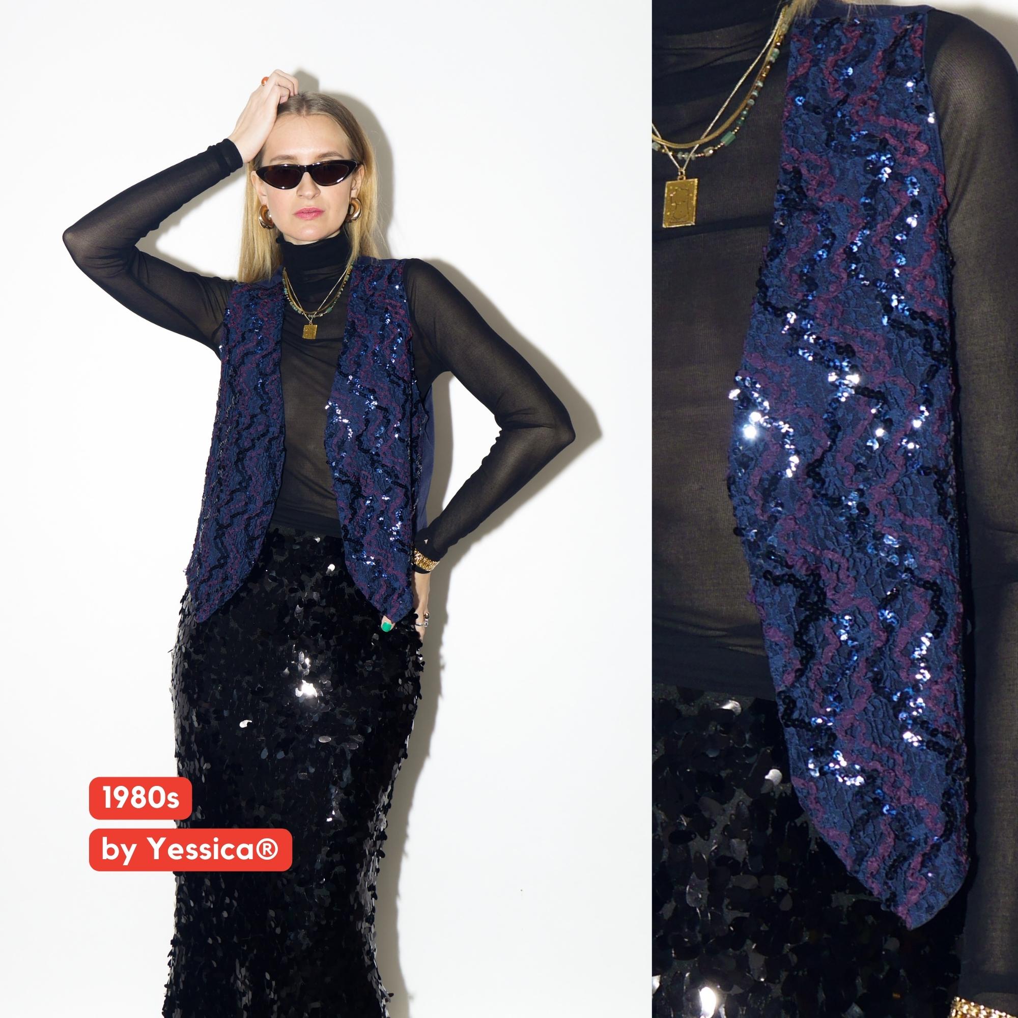 CIDER Haut Caraco Court à Paillettes Pour Femme Sans Manches Avec