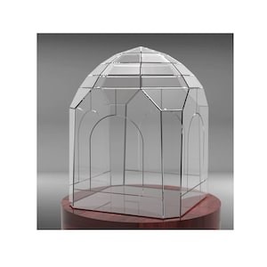 Digital drawing for printing! Stained glass terrarium. Project 200