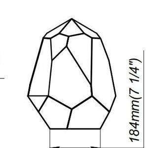 Digital drawing for printing! Stained glass terrarium. Project 511