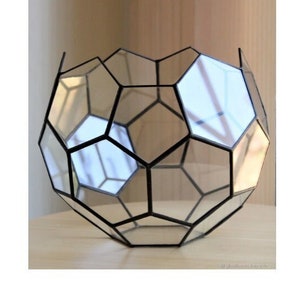 Digital drawing for printing! Stained glass terrarium. Project 105 (S)