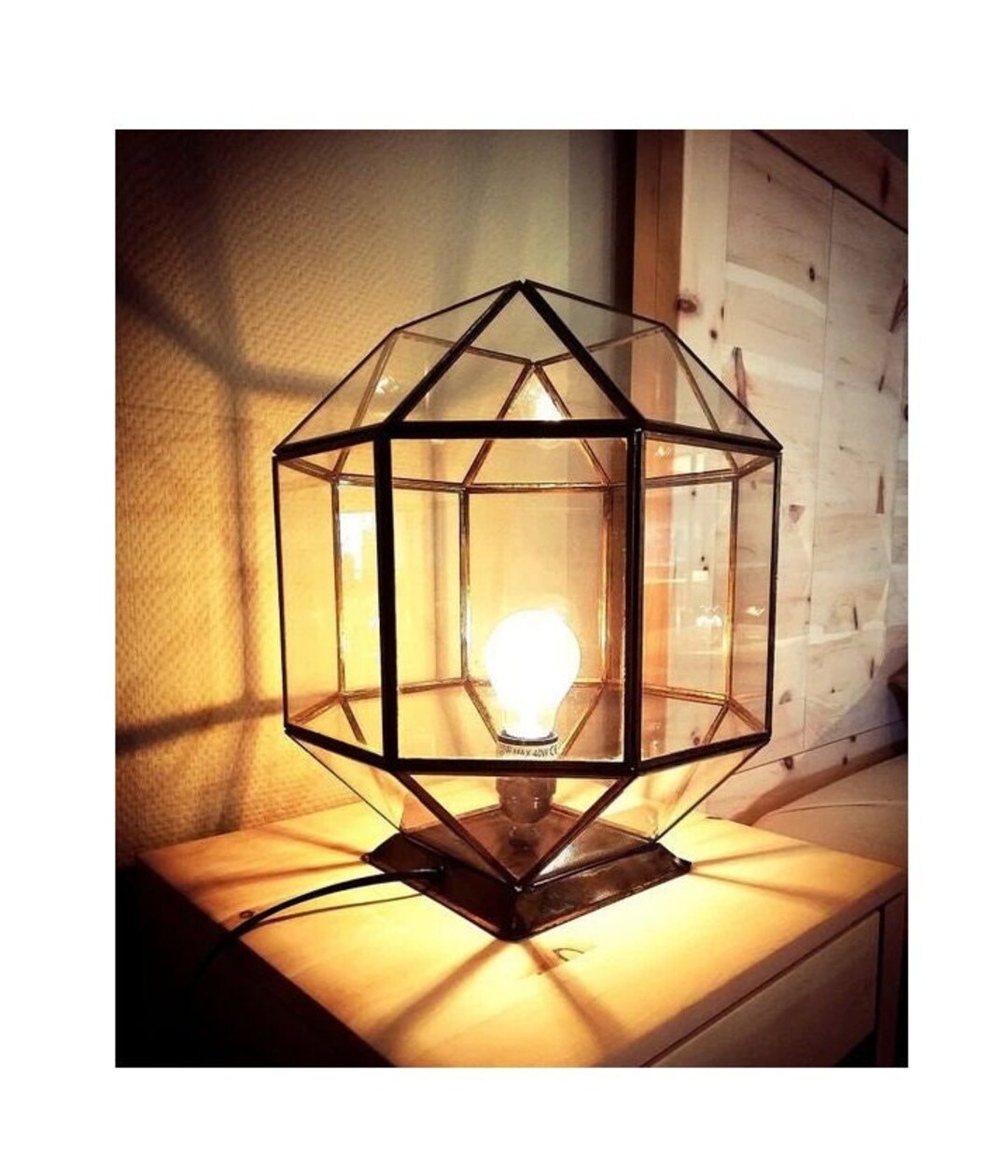 印刷用デジタル図面！ステンドグラスのテラリウム。プロジェクト518