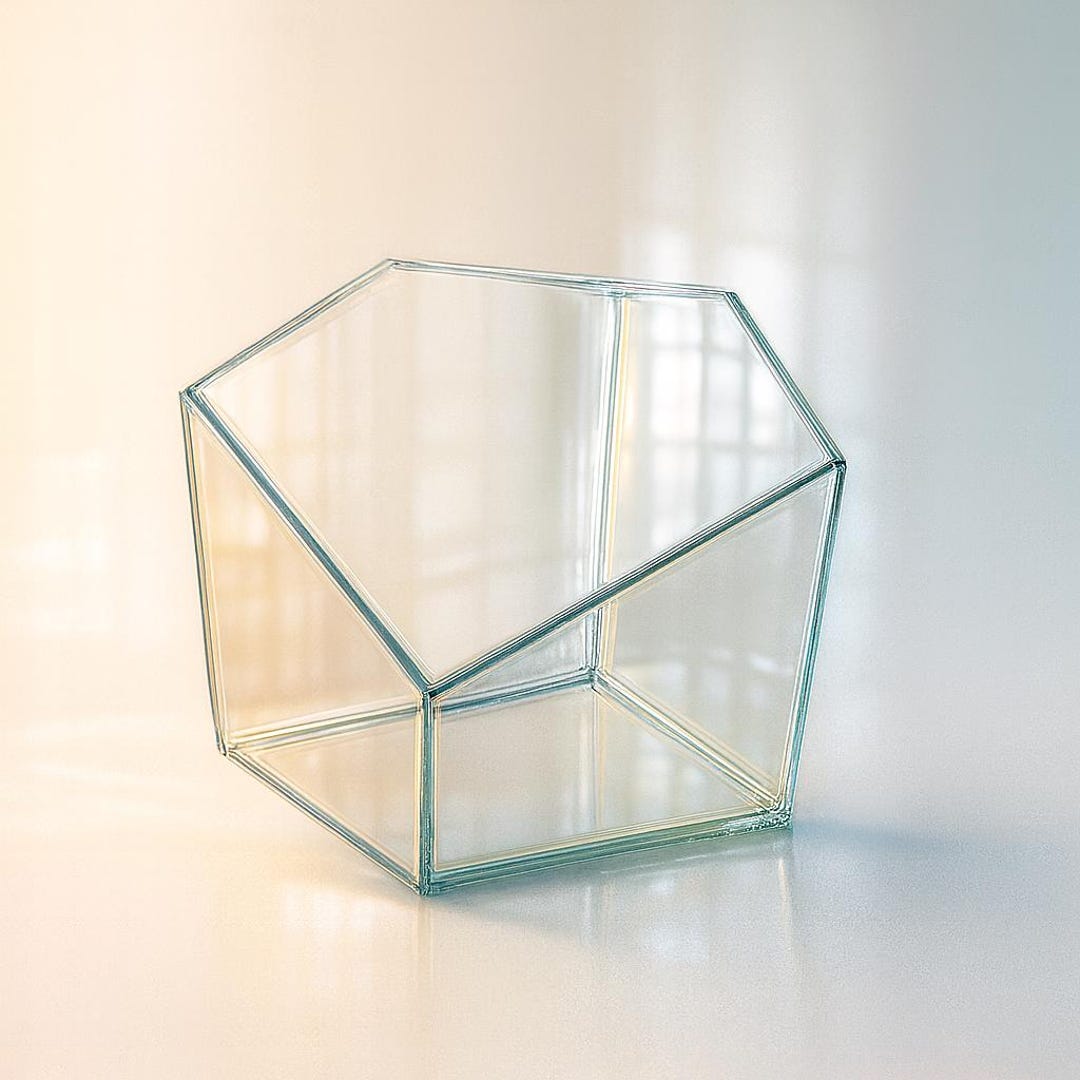 印刷用デジタル図面！ステンドグラスのテラリウム。プロジェクト355