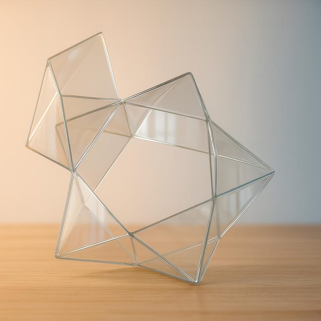 印刷用デジタル図面！ステンドグラスのテラリウム。プロジェクト259