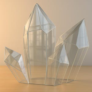 印刷用デジタル図面！ステンドグラスのテラリウム。プロジェクト178（S