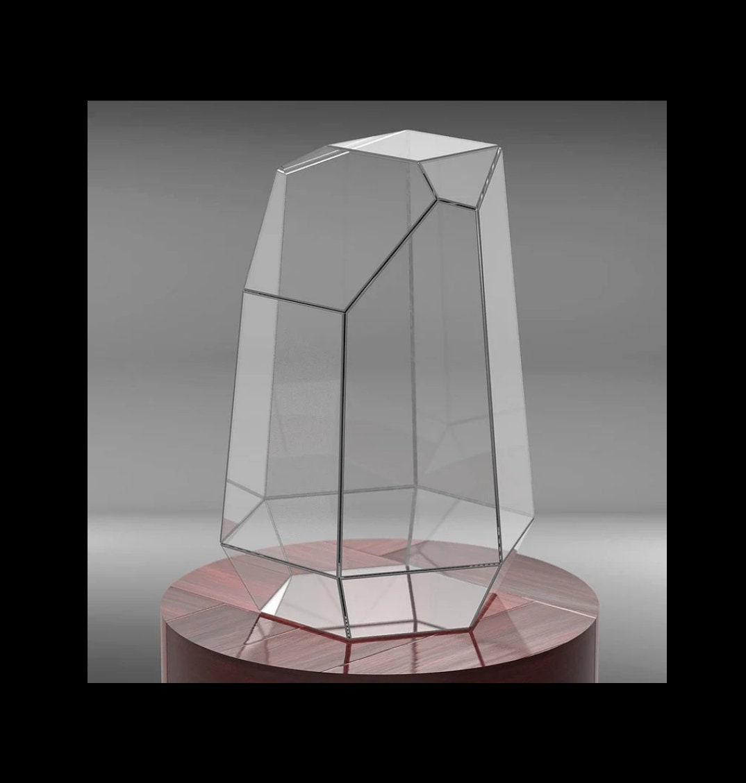 Digital drawing for printing! Stained glass terrarium. Project 47