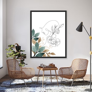 Abstrakte Frau Linie Kunstdrucke, moderne Hauskunst, digital bedruckbar, Wohnzimmer Wanddekor, Haus Dekor Drucke, abstrakte Kunst, Wandkunst