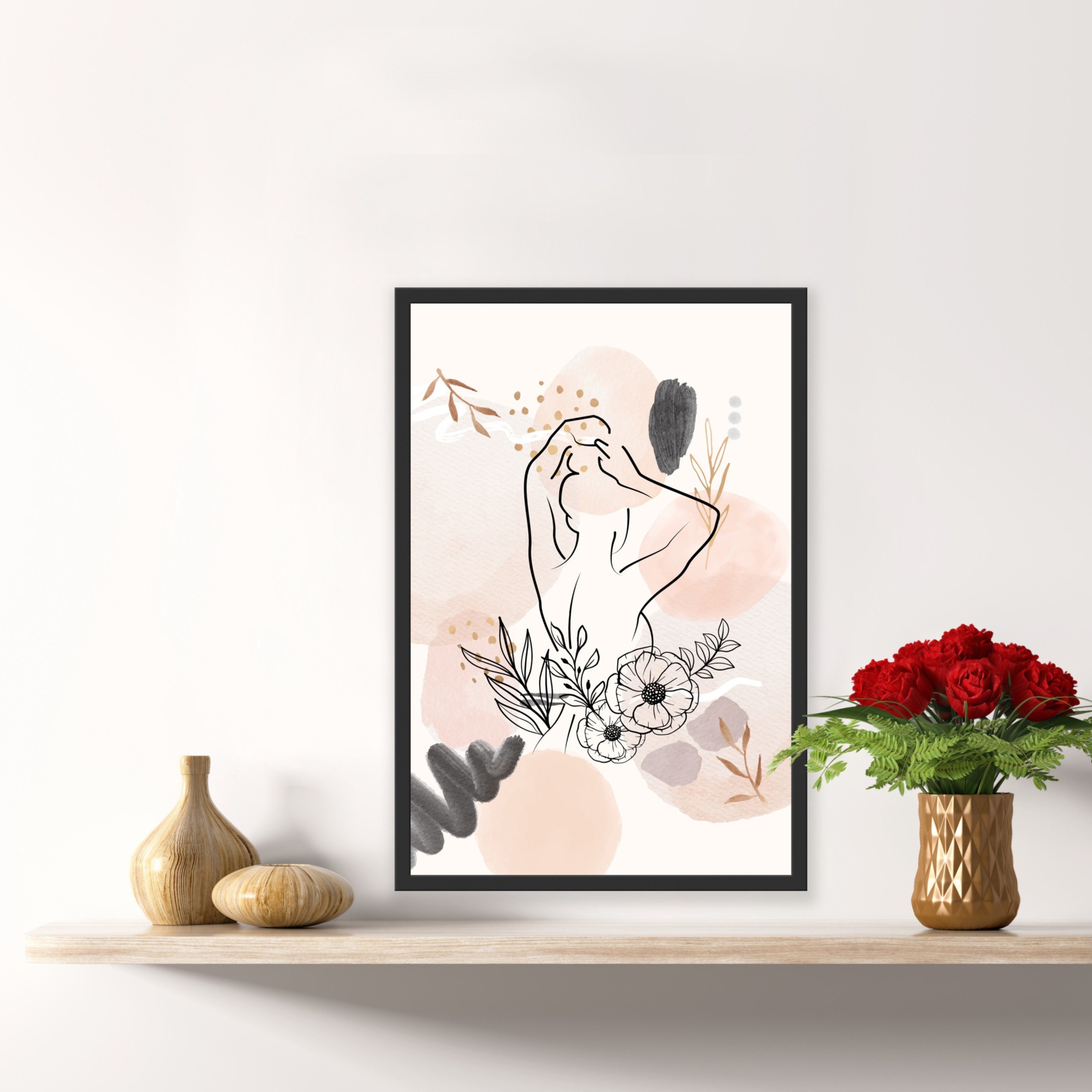 Modern Nude Art: Home Decor & Wall Art - s60lzir