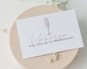 Bridesmaid Proposal Card, Will You Be My Bridesmaid, Maid of Honor Proposal Card, Bridesmaid Proposal, Printable Digital Download,Bridesmaid