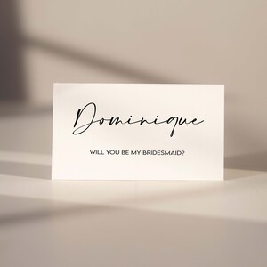 Bridesmaid Proposal Card, Will You Be My Bridesmaid, Bridesmaid Info Card, Bridesmaid Proposal, Printable Digital Download Card, Bridesmaid