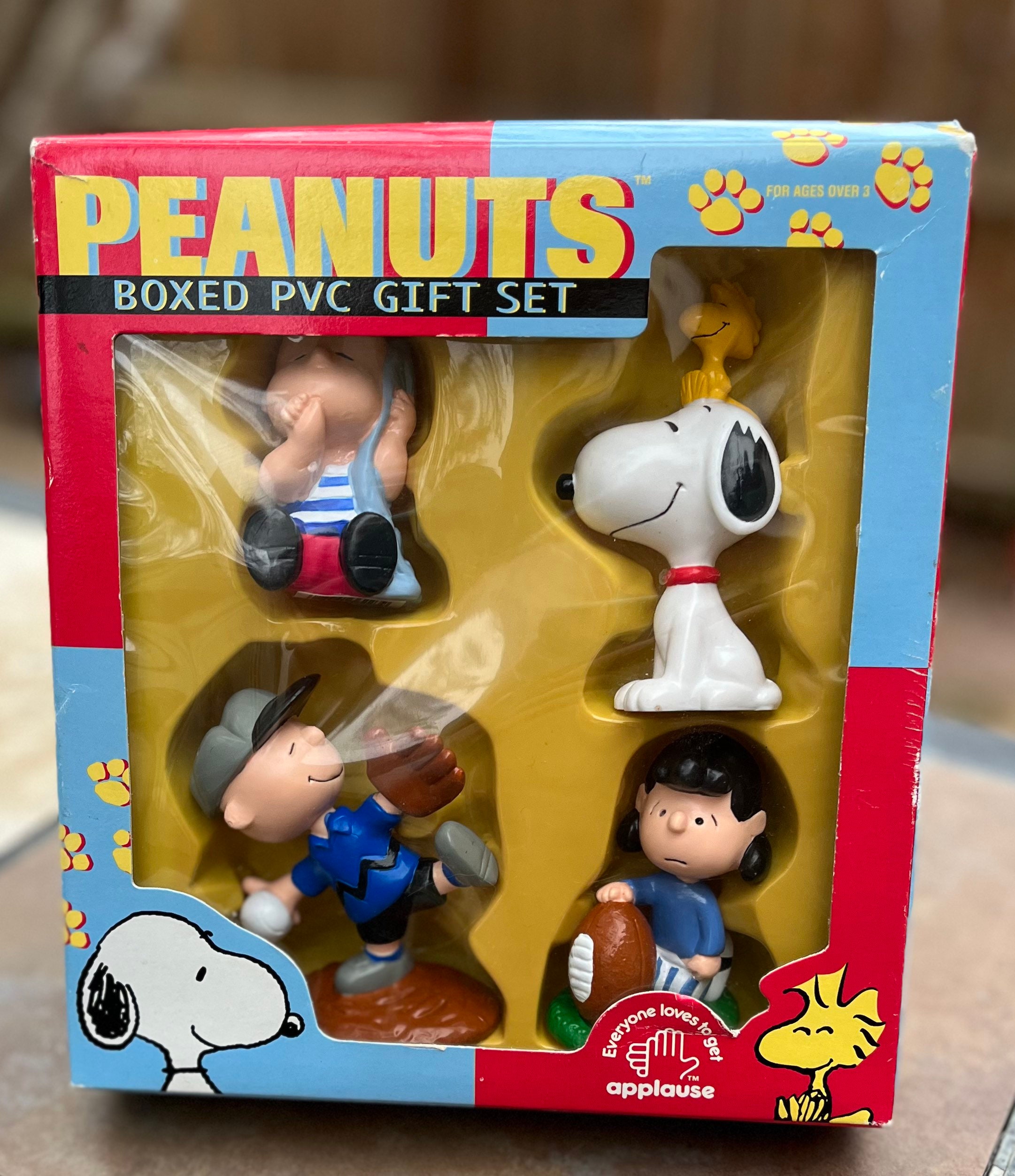 Peanuts PVC Boxed Set Charlie Lucy Linus Snoopy Woodstock by - Etsy