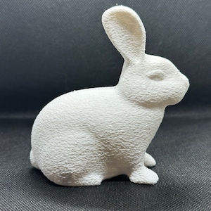 Bunny Rabbit Textured Figure | Home Ornament, Animal Figurine, 3D Printed, Decorative Item, Lightweight Statue, Pet Memorial, Garden Decor