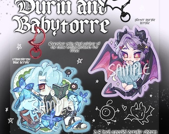 VOORBESTELLEN + direct leverbaar: Genshin Babies speciale acryl hanger 2,5 inch