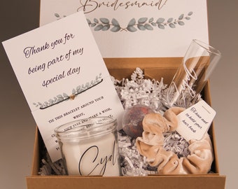 Personalised bridal party proposal gift box | bridesmaid, maid of honour