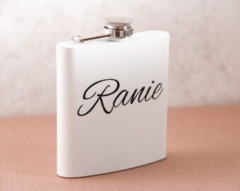 Personalised Hip Flask | Weddings, bridal party, groomsmen, father of the bride gifts