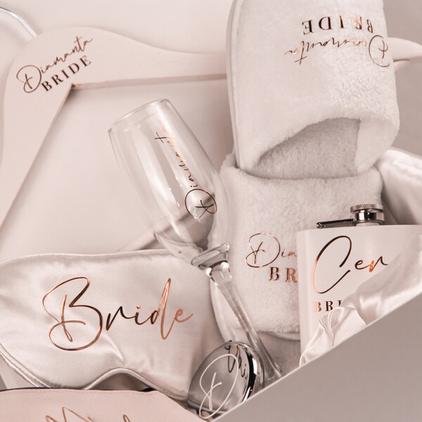 Bridal Party Gift Bundle | bridesmaid, flower girl, maid of honour, bridal party | box/bag