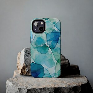 Beach Glass iPhone Tough Case, Ocean Mosaic Case for iPhone 17 - 11 Samsung S26 - S20 image 5