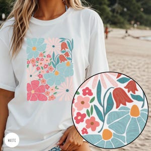 Subtle Anti-Trump Shirt F*ck Trump Political Shirt Anti Maga Floral Tee Anti-Trump Feminist Shirt FDT Resistance Womens Boho Flower Shirt