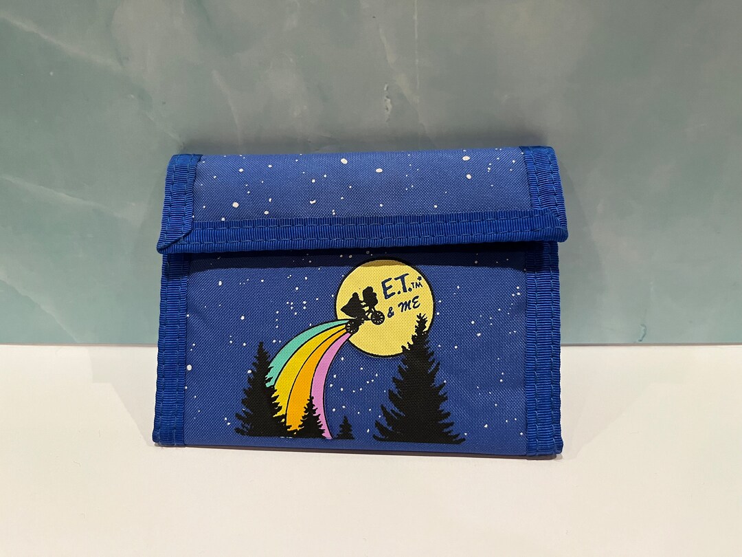 ET Nylon and Velcro Wallet Vintage 80s Etsy