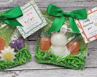 Easter Soap, Spring Handmade Soap, Spring Gift Set, Goats Milk Soap, Basket Stuffer,