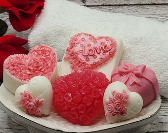 Valentine Soap, Romantic Gift, Handmade Soap, Gift for Her,