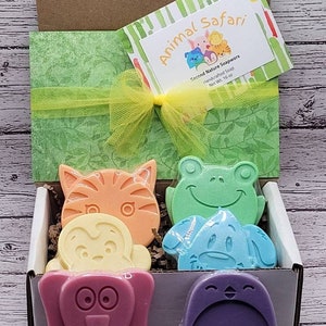 Animal Soaps, Kids Soap Favor, Bath Time Soap, Goats Milk Soap, Handmade Kids Soap