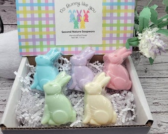 Spring Soap, Easter Soap Gift Box, Hostess Gift, Kids Soap, Handmade Goat Milk Soap, Gift for Her,