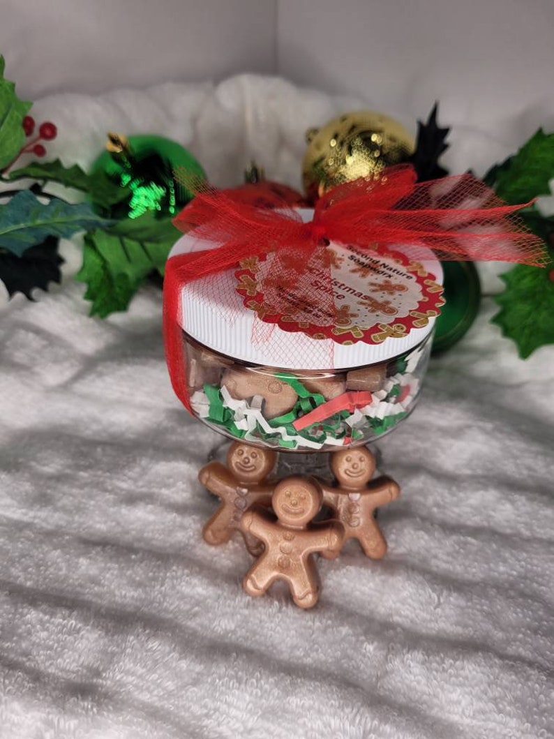 Christmas Soap, Christmas Soap Favors, Christmas Gift Set, Gingerbread