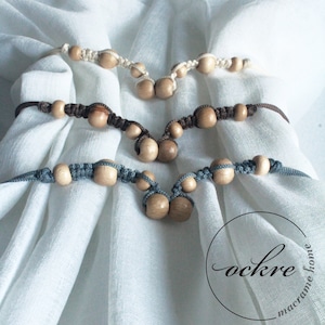 2er Pack, magnetische Vorhang Raffhalter, handgemachte Raffhalter, Makramee Halter, Boho Home Decor,