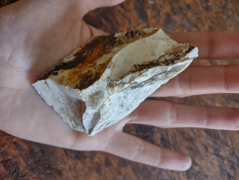 Ohio Flint From Nether's Farm With Quartz Crystals Etsy