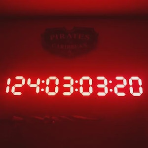Custom 8-Digit Digital Countdown