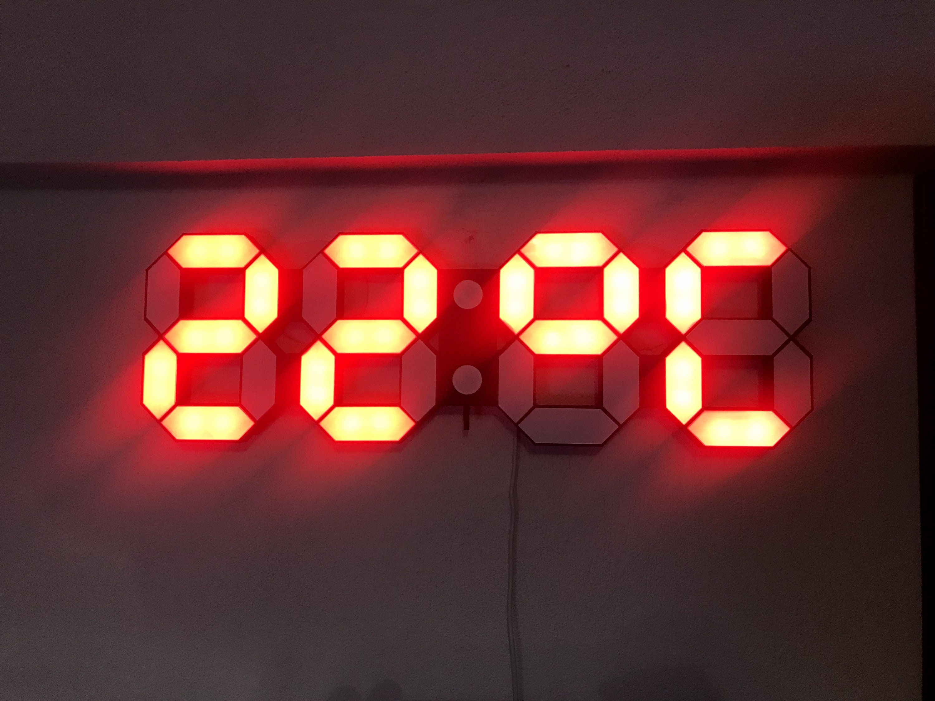 Digital Clock countdown-scoreboard-temperaturec-f - Etsy