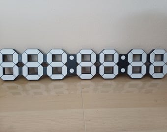 7 Digit WiFi Countdown Clock | RGB LED Display | DDDHHMM Days, Hours & Minutes Timer
