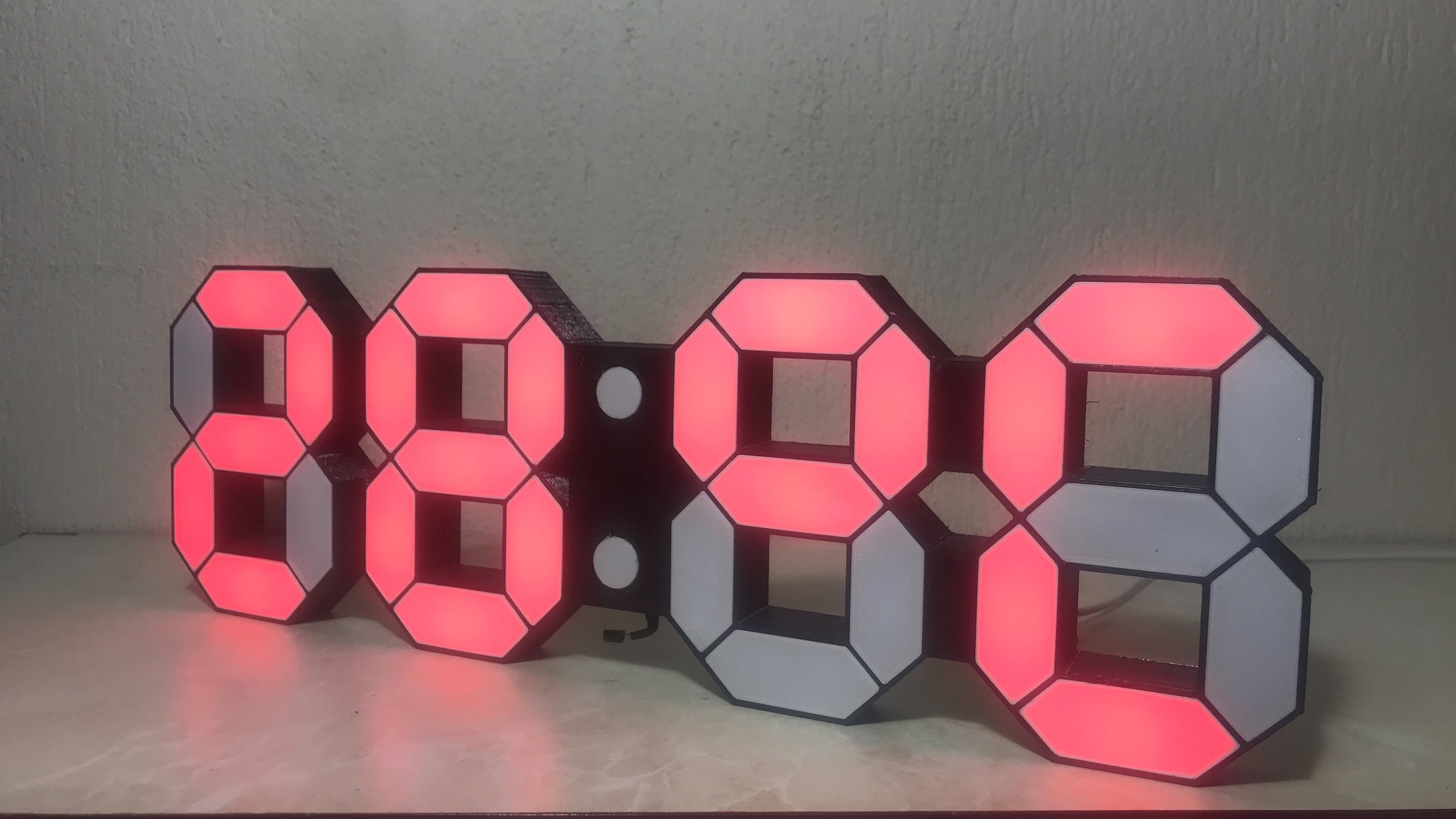 Digital Clock (countdown-scoreboard-temperature(c-f))(13.2x4.4 Inch) - Etsy