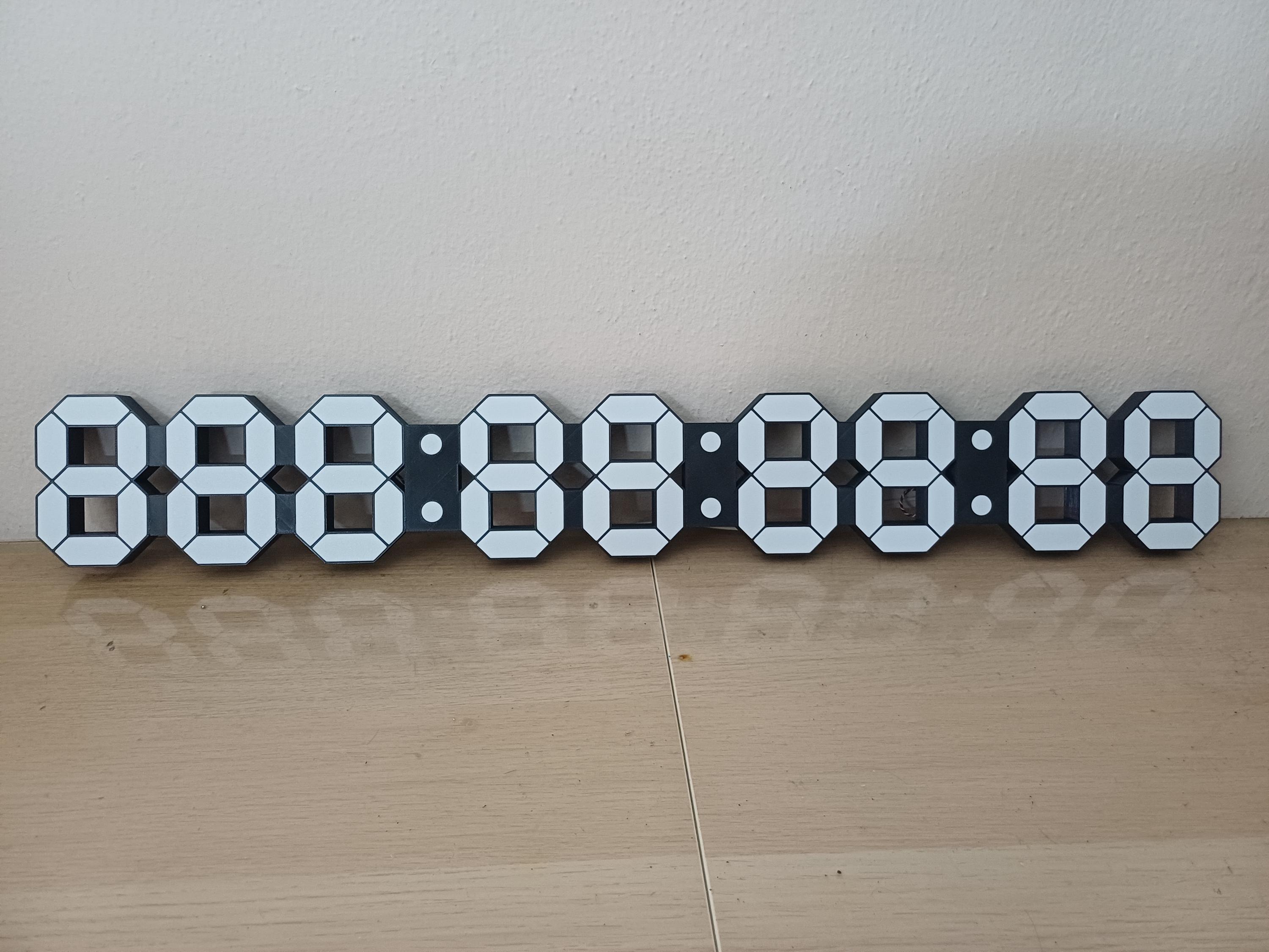 7 segment clock - Etsy 日本