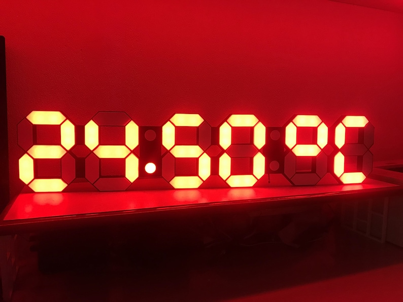 Digital Clock countdownscoreboardtemperaturecf Etsy