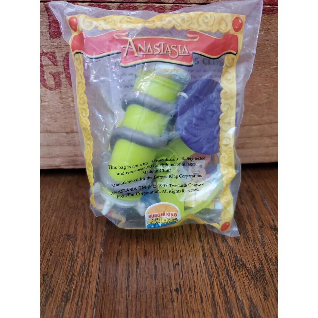 Vtg NEW Burger King Kids Club Meal Toy 1997 Anastasia