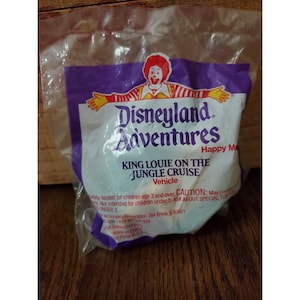 McDonald&#39;s Happy Meal Toys 1994 Disneyland Adventures King Louie Jungle Cruise