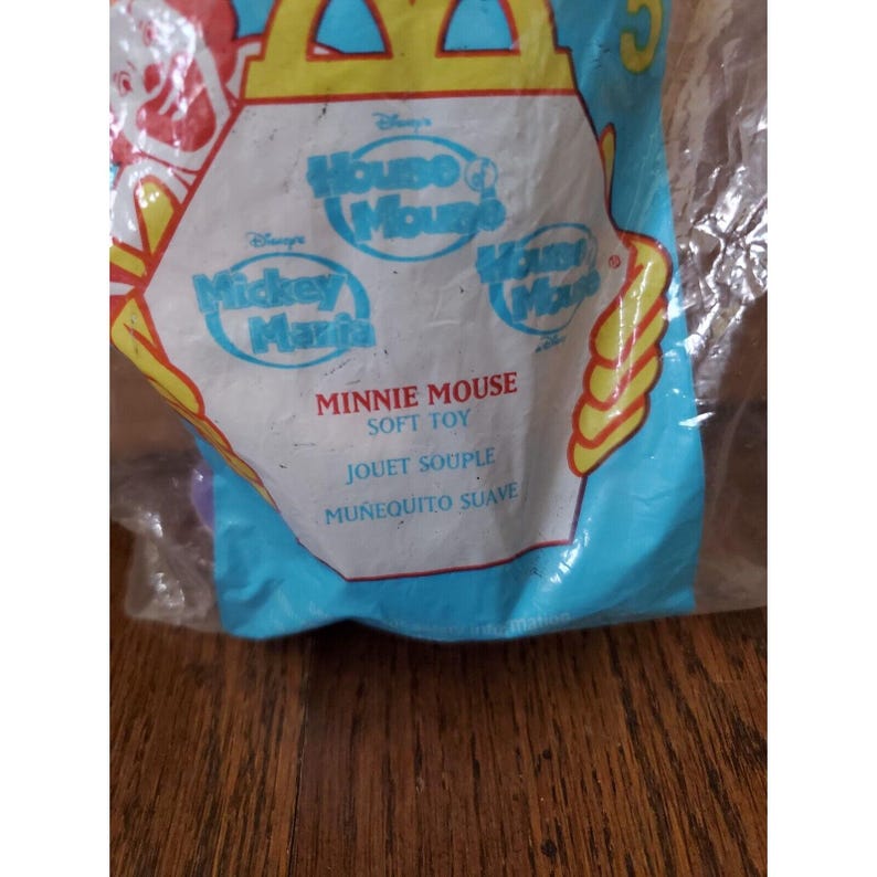 Disneys Mushus Mimmi Pigg Mjukisdjur #5 McDonalds Happy Meal 2001 bild 2