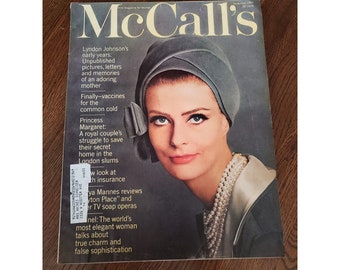 November 1965 MCCALL'S MAGAZINE VINTAGE (Princess Margaret/Lyndon Johnson/Chanel