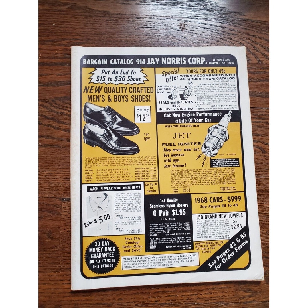JAY NORRIS CATALOG914 Bargains Vintage Etsy